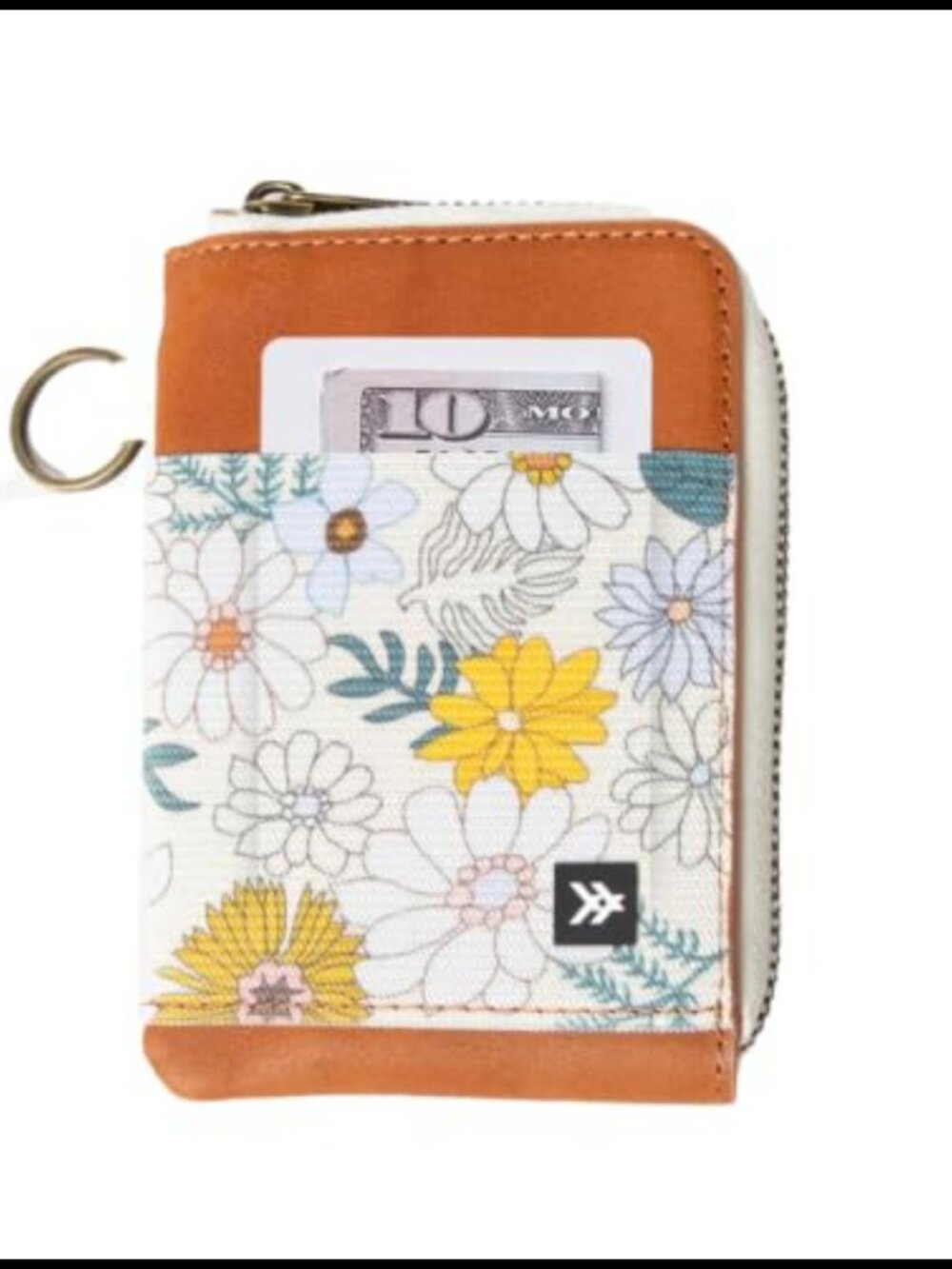 Genuine Leather RFID Blocking Zip Wallet Card Holder Casual